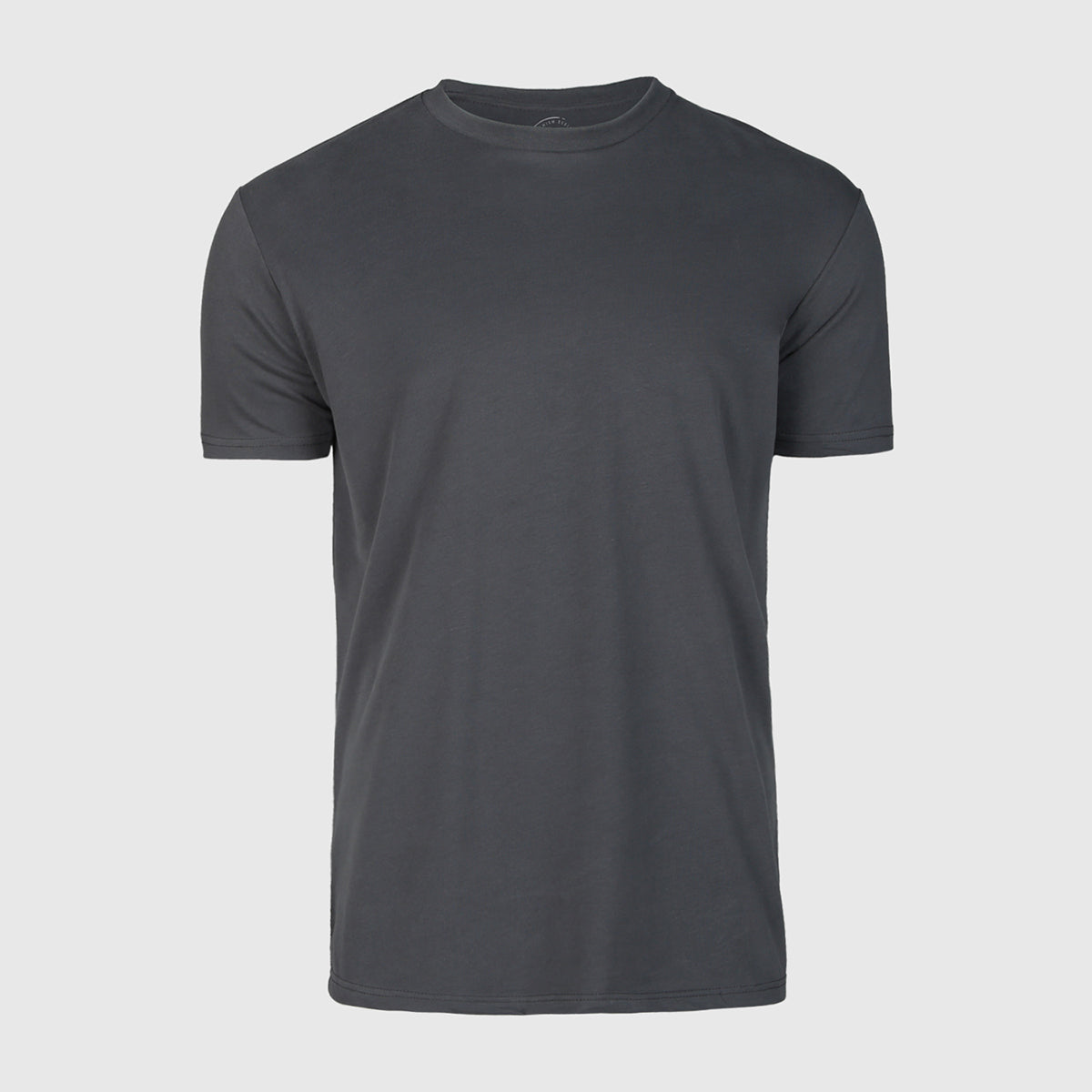 Heather Charcoal Gray Crew Neck T-Shirt