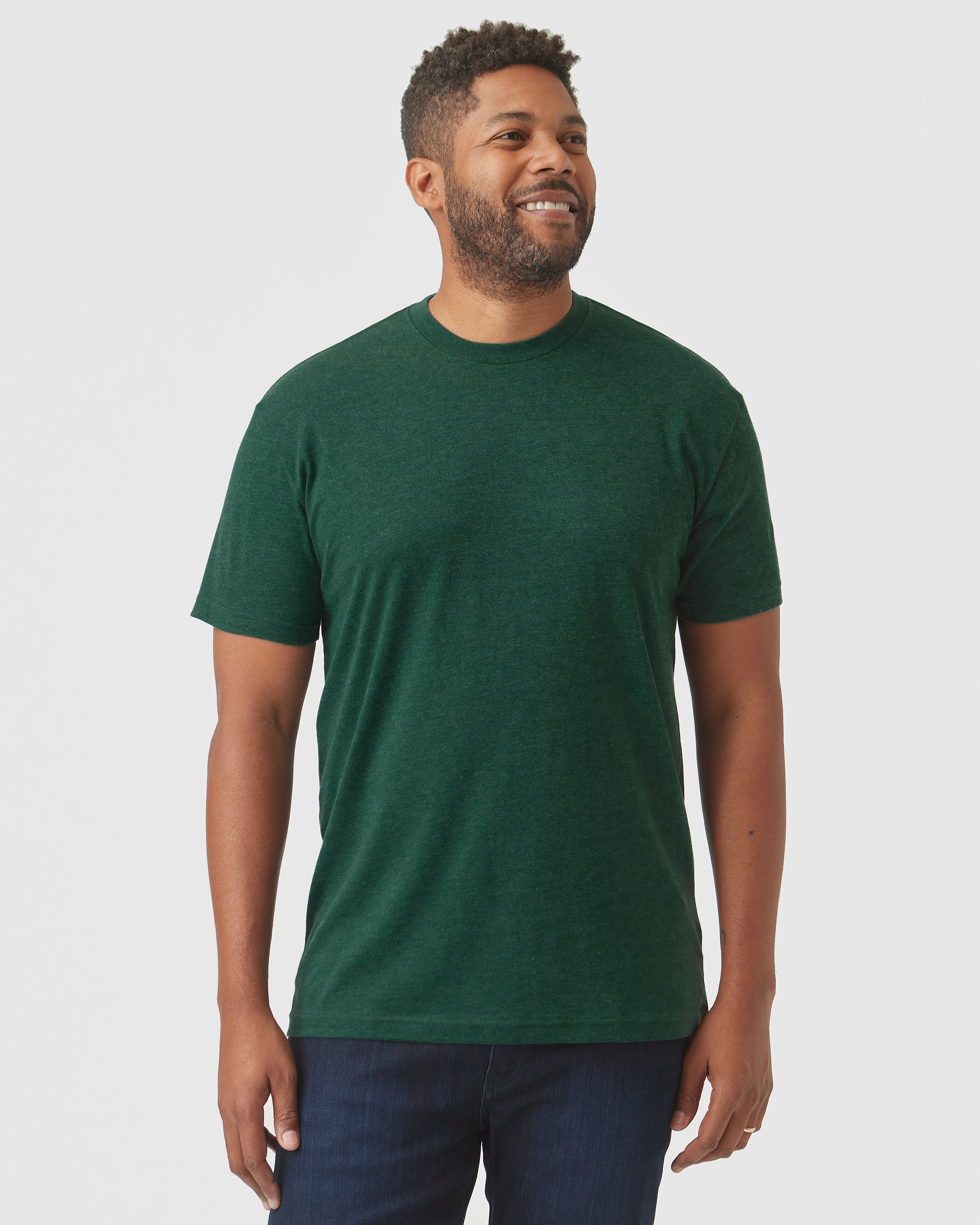 Slim Fit Everglade Green T-shirt – OUTLANDER