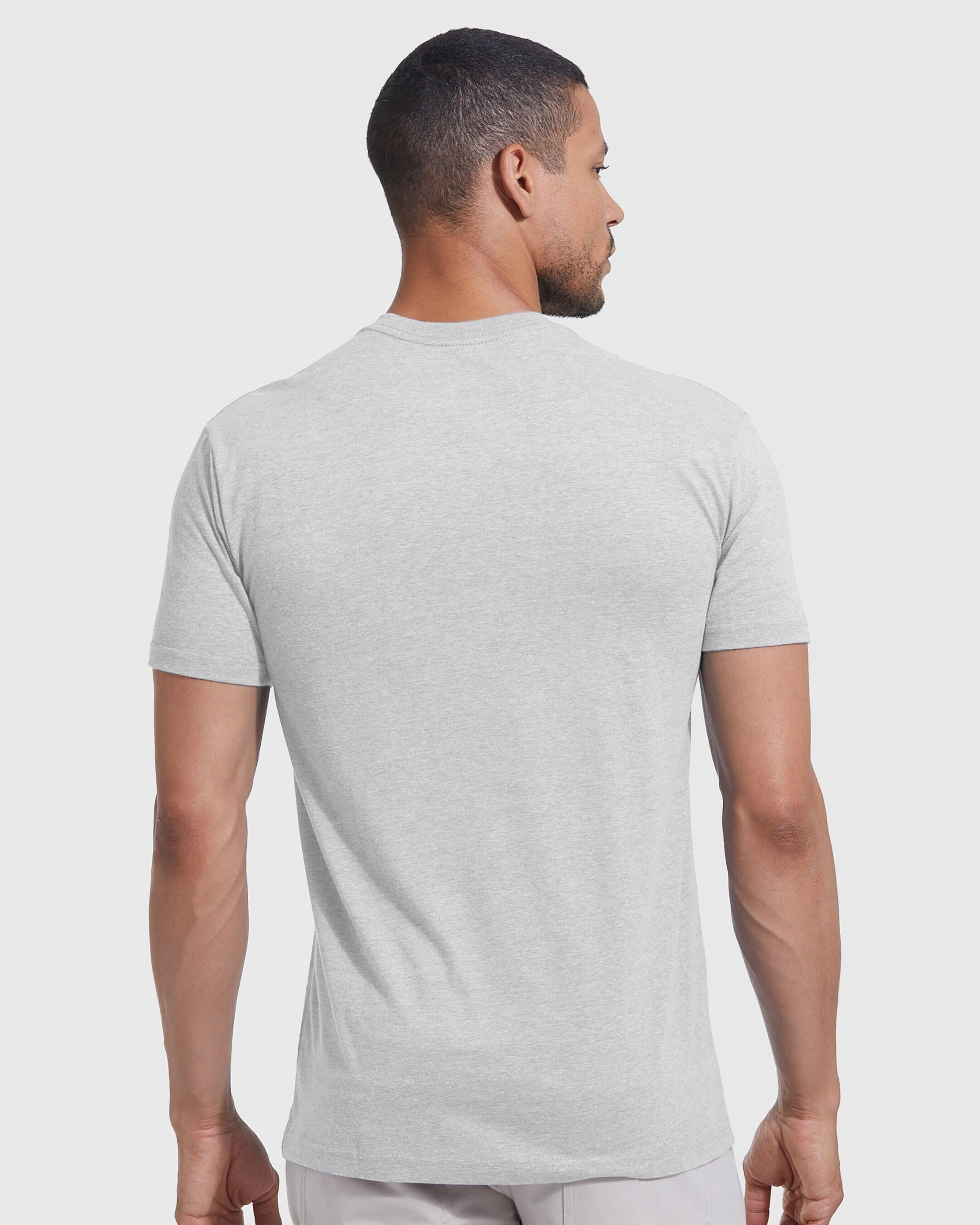 Plain light hot sale grey t shirt