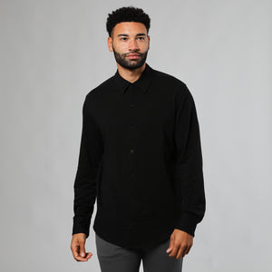 True ClassicBlack & Navy Long Sleeve Knit Shirt 2-Pack