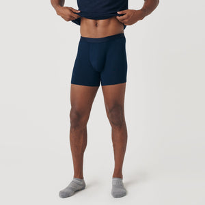 True ClassicNavy Boxer Briefs 6-Pack