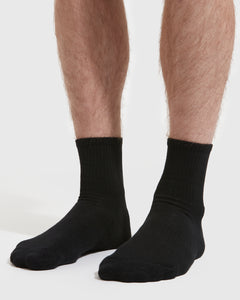 True ClassicBlack Half Crew Socks 3-Pack