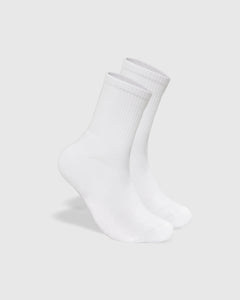 True ClassicHalbhohe Socken in Weiß (12er-Pack)