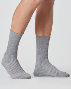 True ClassicHeather Gray Active Crew Socks 3-Pack