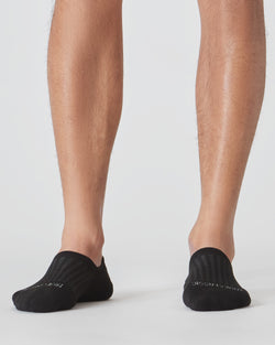 Black Active No Show Socks 3-Pack