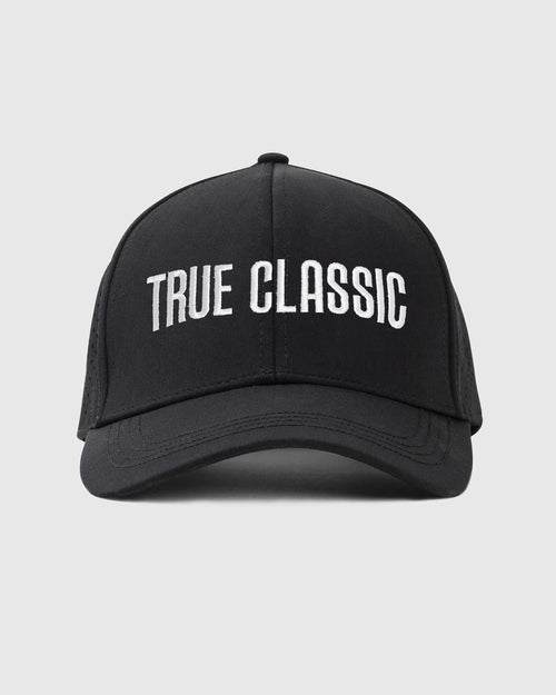 Black Embroidered True Classic Hat