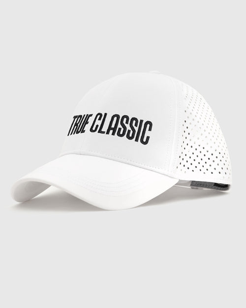 White Embroidered True Classic Hat