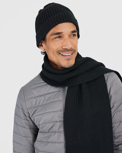 True ClassicBlack Sweater Scarf