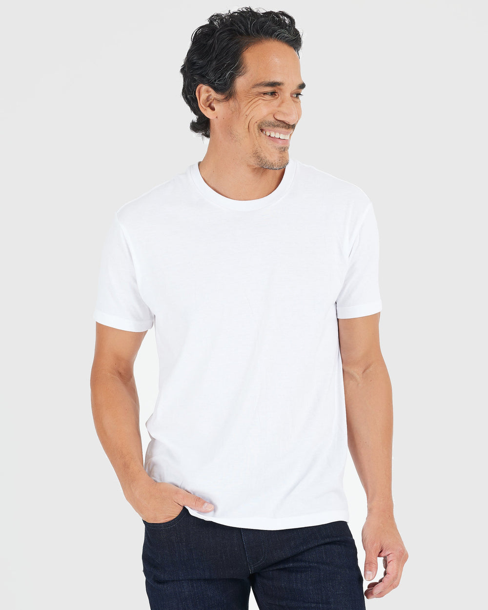 All White Classic Crew Neck Short Sleeve 10-Pack