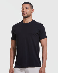 True ClassicAll Black Short Sleeve Crew Neck 9-Pack