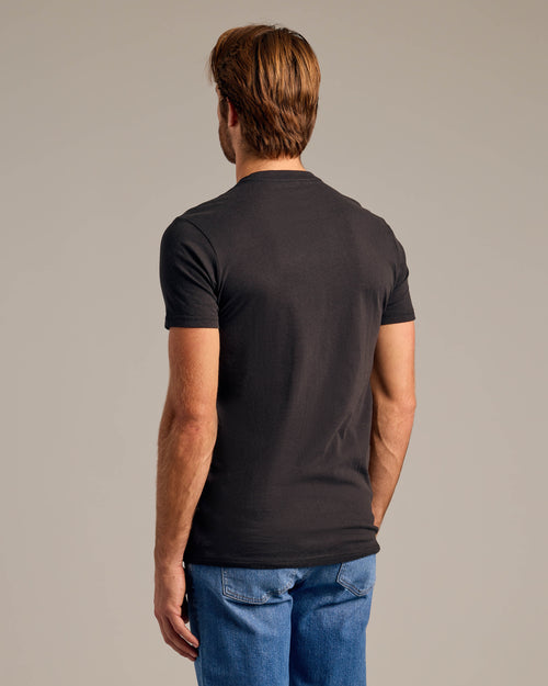 All Black Short Sleeve Crew Neck 5-Pack