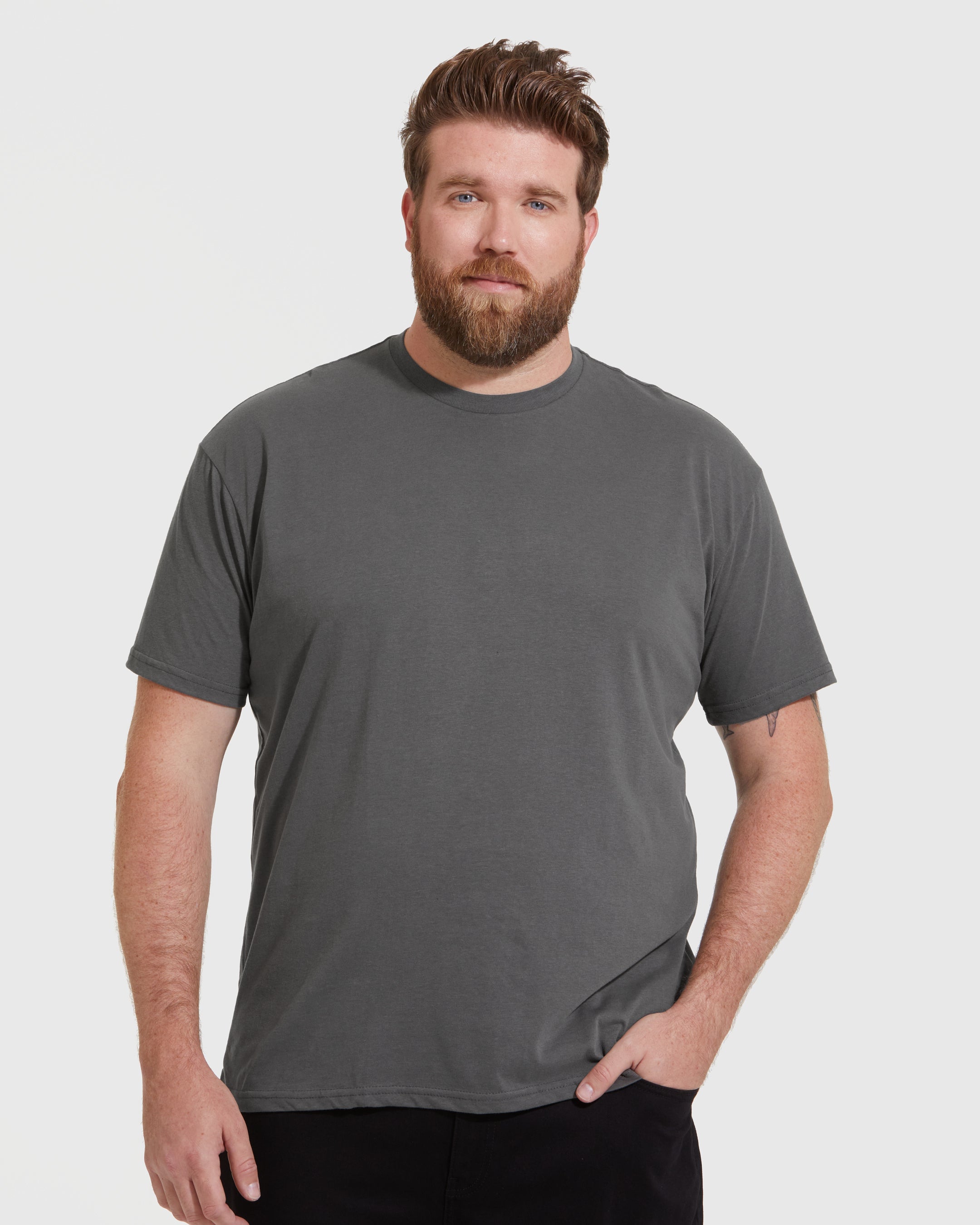 Carbon Crew Neck Tee – True Classic