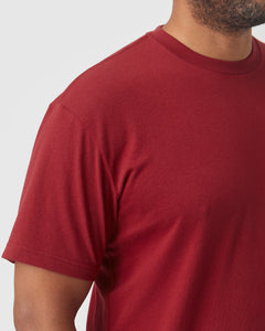 True ClassicCrimson Short Sleeve Crew Neck Tee