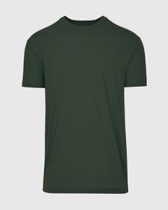 True ClassicDark Olive Short Sleeve Crew Neck Tee