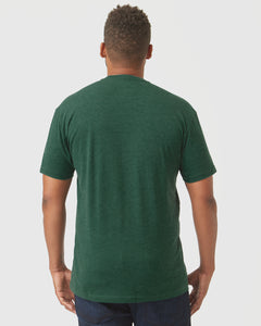 True ClassicEvergreen Heather Short Sleeve Crew Neck Tee