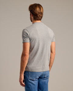 True ClassicKurzärmliges T-Shirt mit Rundhalsausschnitt in Heather Gray