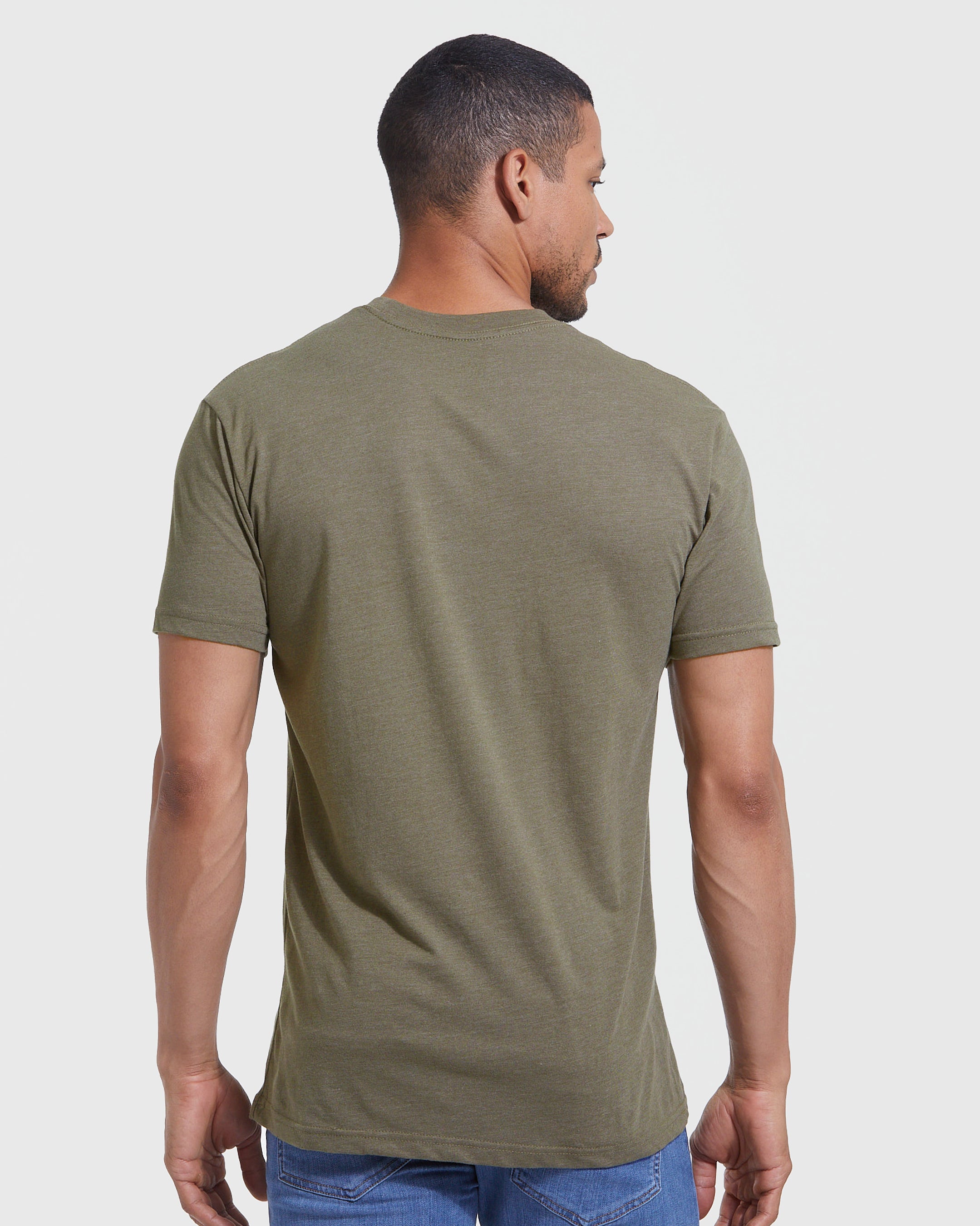 Khaki green hot sale t shirt