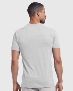 True ClassicLight Heather Gray Short Sleeve Crew Neck Tee