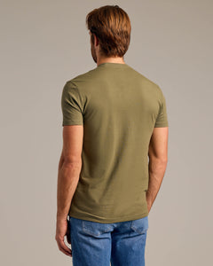 True ClassicKurzärmliges T-Shirt mit Rundhalsausschnitt in Military Green