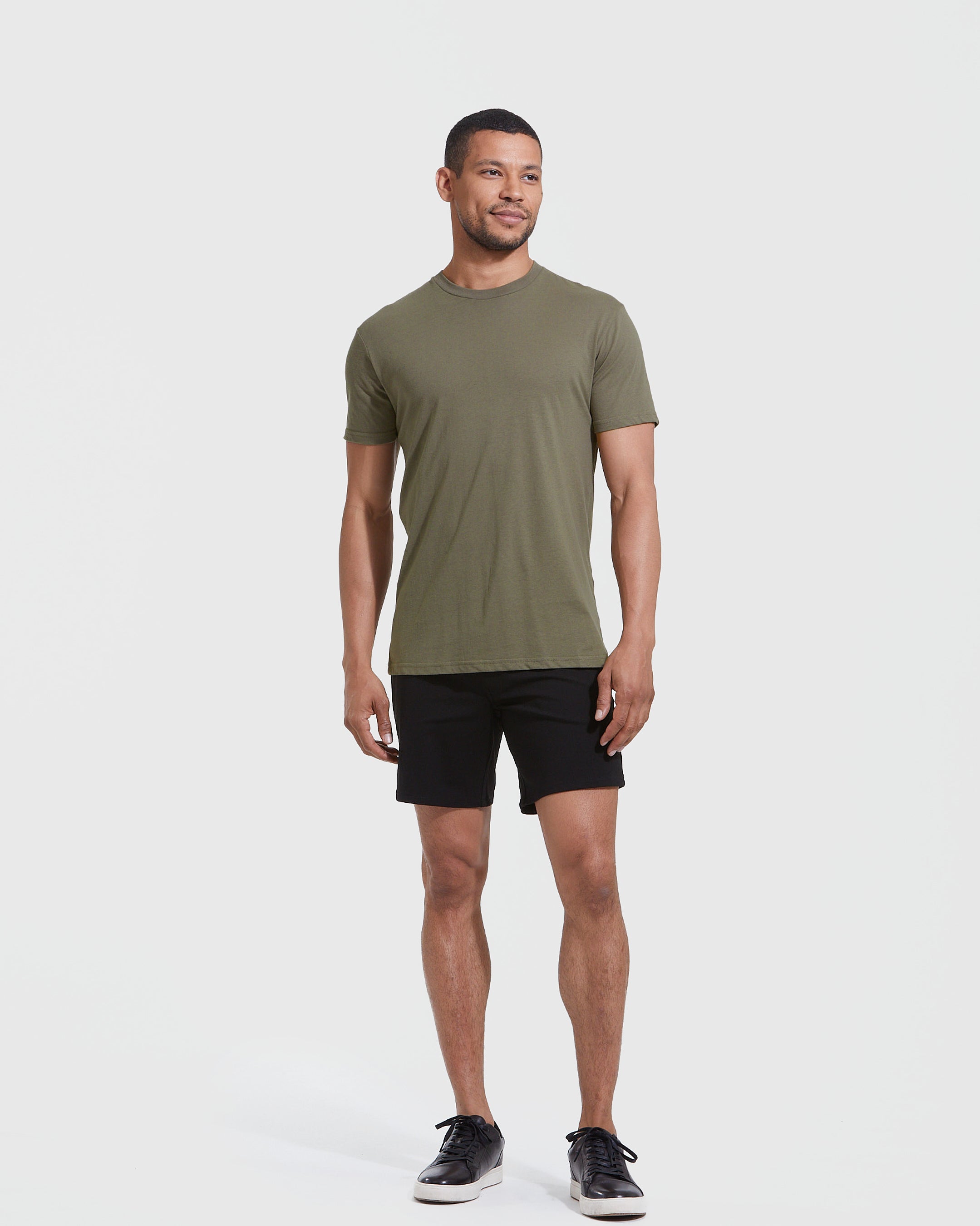 Military Green Crew Neck T-Shirt – True Classic