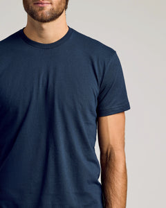 True ClassicNavy Short Sleeve Crew Neck Tee