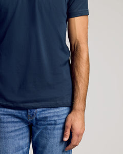 True ClassicNavy Short Sleeve Crew Neck Tee