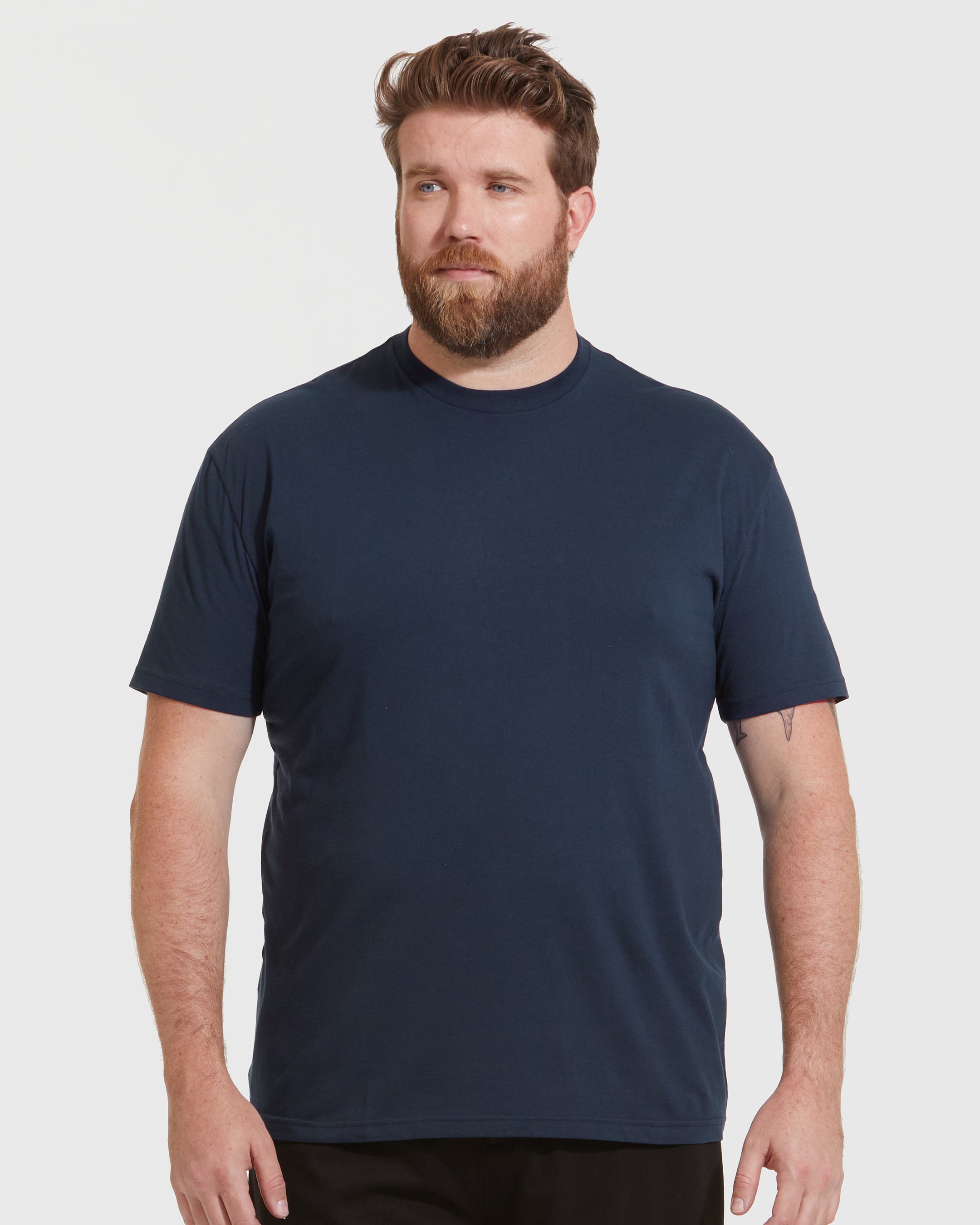 Navy Crew Neck T Shirt