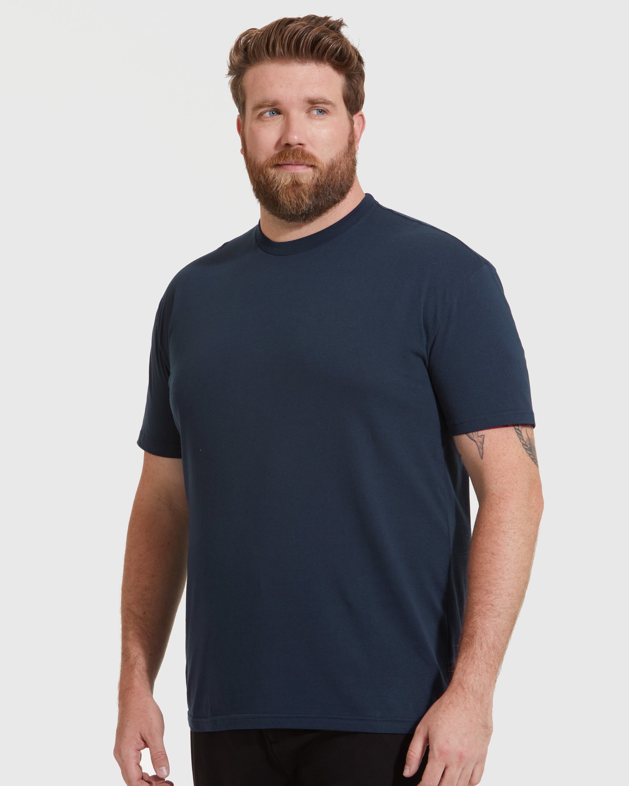 Blue crew on sale neck t shirt