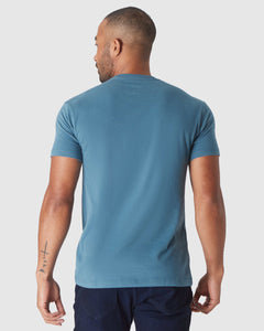 True ClassicSapphire Short Sleeve Crew Neck Tee