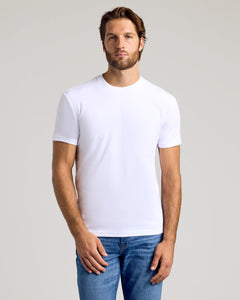 True ClassicWhite Short Sleeve Crew Neck Tee