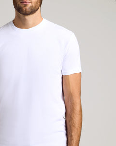 True ClassicWhite Short Sleeve Crew Neck Tee