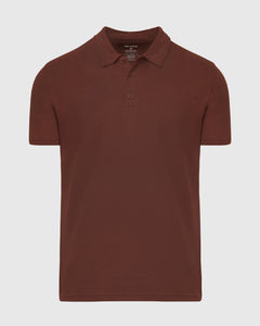 True ClassicDark Chocolate Short Sleeve Polo