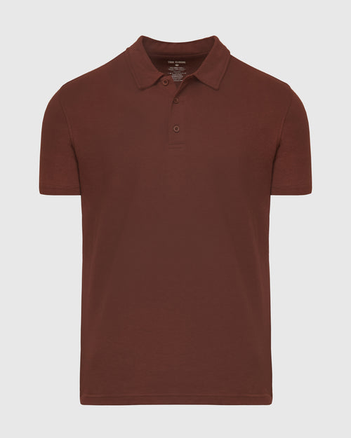 Dark Chocolate Short Sleeve Polo