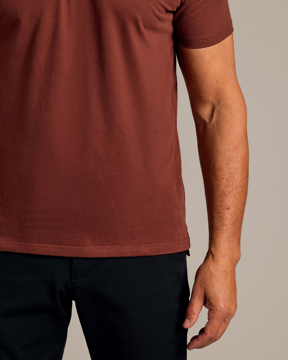 Dark Chocolate Short Sleeve Polo