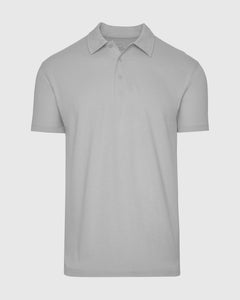 True ClassicGlacier Gray Short Sleeve Polo