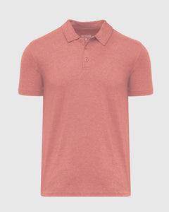 True ClassicHeather Cayenne Short Sleeve Polo