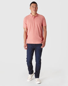 True ClassicHeather Cayenne Short Sleeve Polo