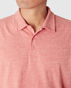 True ClassicHeather Cayenne Short Sleeve Polo