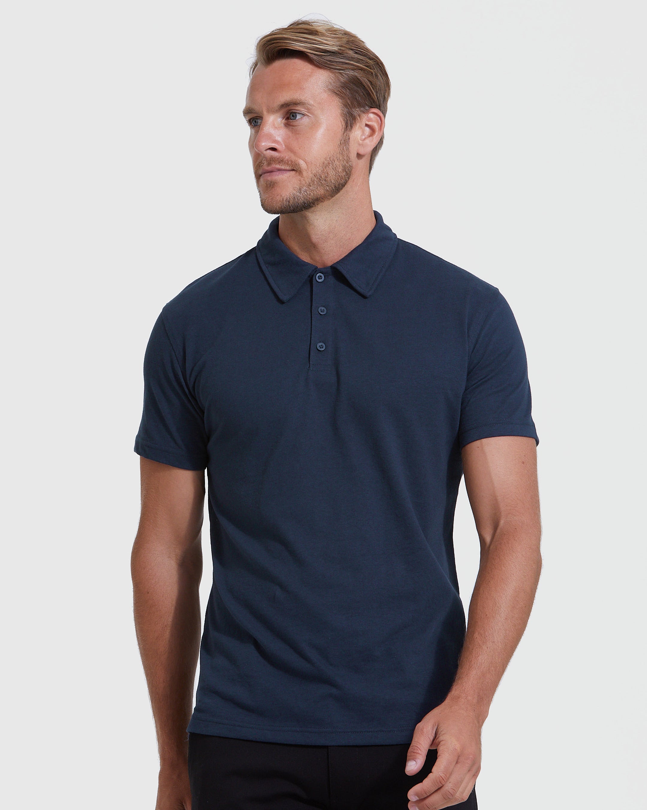 Navy Blue Polo | Men's Navy Blue Polo Shirts | True Classic