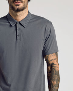 True ClassicCarbon Short Sleeve Polo