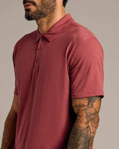 True ClassicRustic Apple Short Sleeve Polo