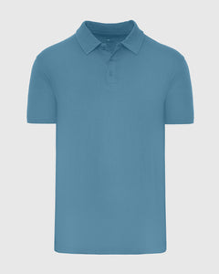 True ClassicSapphire Short Sleeve Short Sleeve Polo