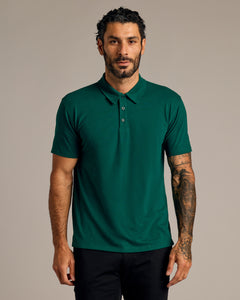 True ClassicViridian Short Sleeve Polo