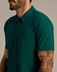 True ClassicViridian Short Sleeve Polo