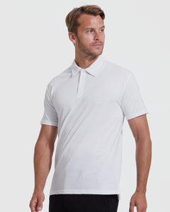 True ClassicAll White Short Sleeve Polo 3-Pack