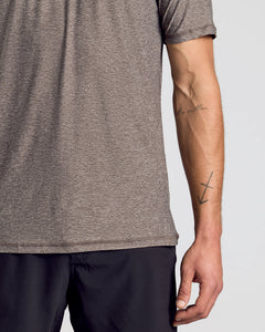 True ClassicHeather Cocoa Active Crew Neck Tee