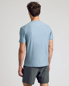 True ClassicHeather Indigo Active Crew Neck Tee