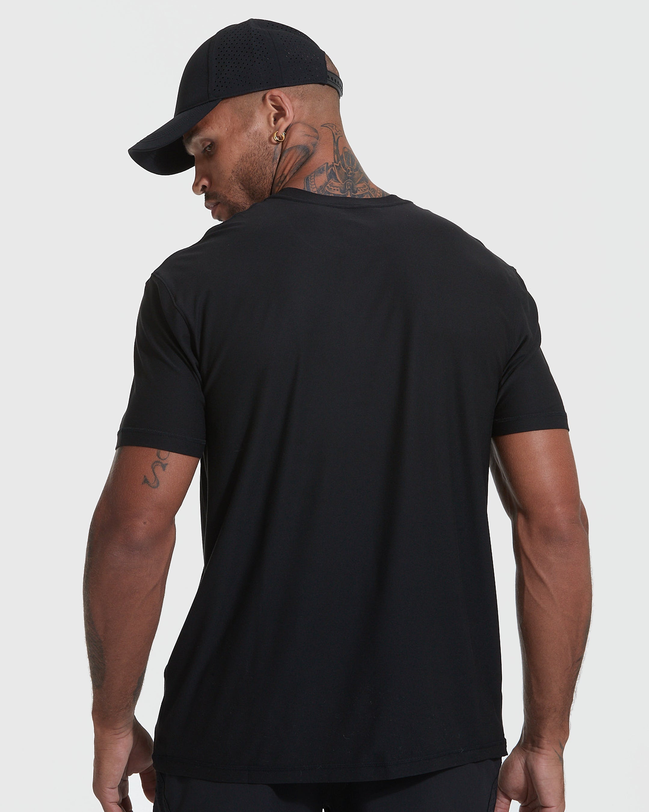 All Black Active Crew 6 Pack True Classic