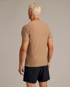 True ClassicDriftwood Active Crew Neck Tee