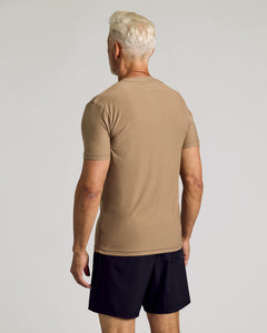 True ClassicDriftwood Active Crew Neck Tee